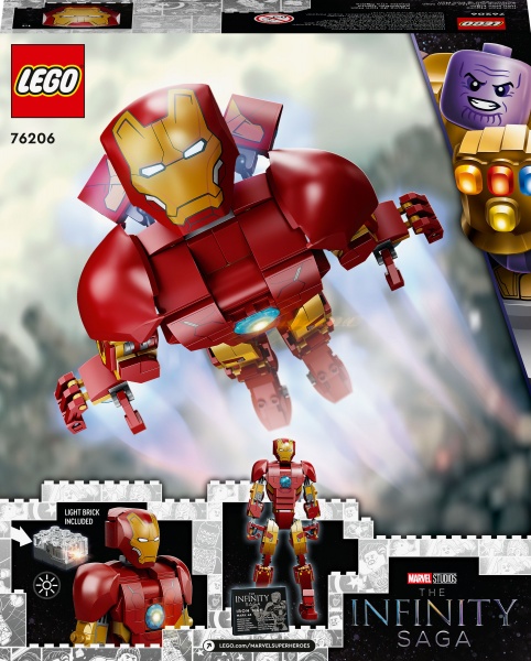 Конструктор LEGO Super Heroes Marvel Фігурка Залізної людини 76206