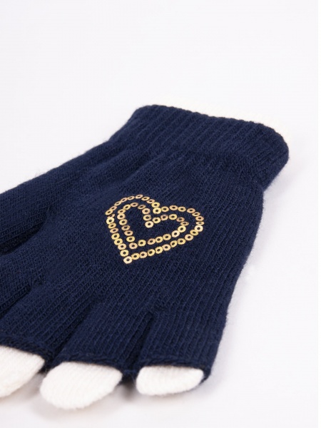 Варежки YO! р.18 синий 
