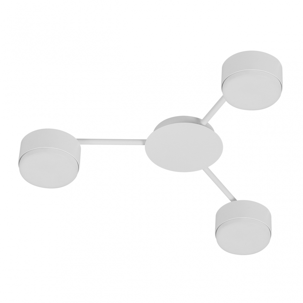 Люстра стельова Eurolamp Iron Glow 3xGX70 білий LED-LR-3хGX70(white)