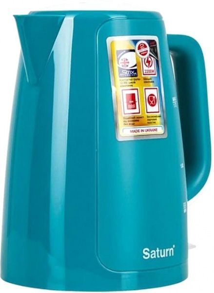 Електрочайник Saturn ST-EK8435 White/Blue 