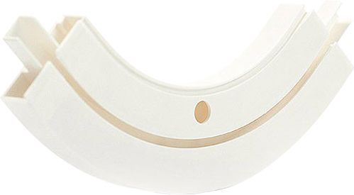 Поворот внутрішній Gardinia одинарний набірний білий 