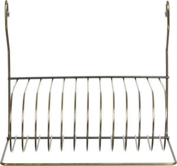 Сушарка на рейлінг Lemax для посуду навісна 300х200х260 мм антична бронза