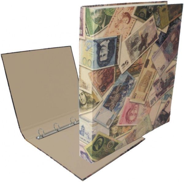 Папка А4 25 мм крафт в ассортименте