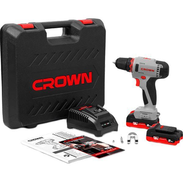 Шуруповерт аккумуляторный Crown CT21081H-2 BMC