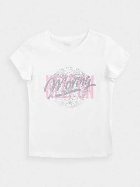 Футболка 4F J4Z20-JTSD214B-10S 152 белый