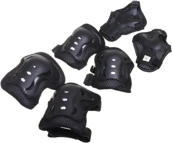 Комплект защиты MaxxPro для роликов PR-4-BK р. S черный