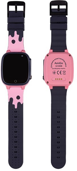 Смарт-часы детские AmiGo GO008 MILKY pink