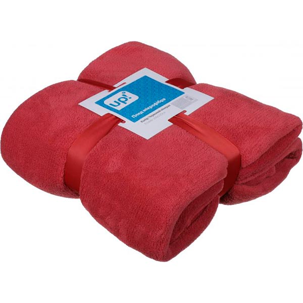 Плед мікрофібра Underprice червоний мінерал 200x220 см