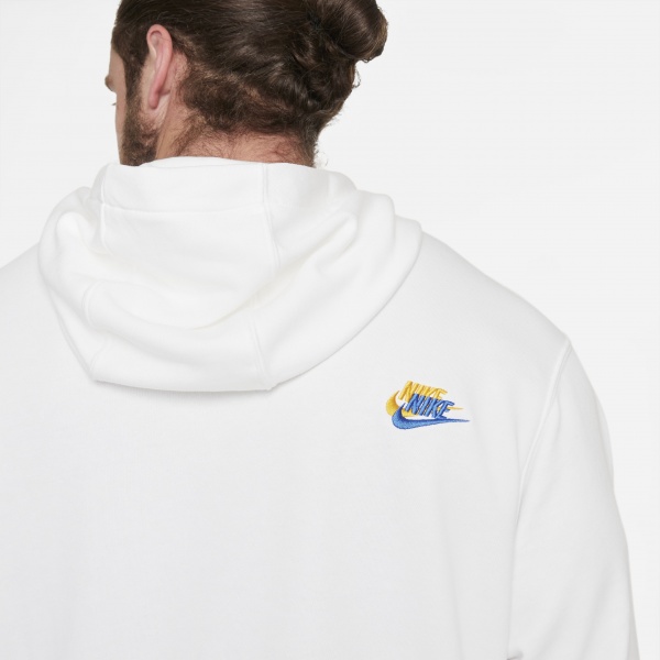 Джемпер Nike M NSW SPE+ FT PO HOODIE M FTA DD4666-100 р. S білий