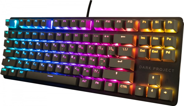 Клавіатура ігрова Dark Project One KD87A ABS Gateron Mechanical Red (DPO-KD-87A-000300-GRD) 