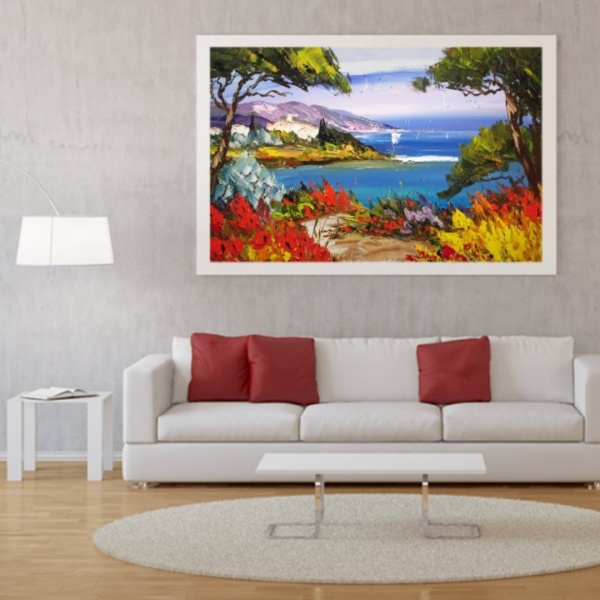 Репродукция Морской вид 50x80 см Арт Фемелі 