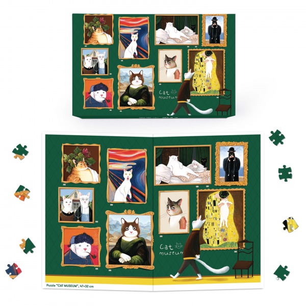 Пазлы InnaRuda Кошачий музей orner-1627