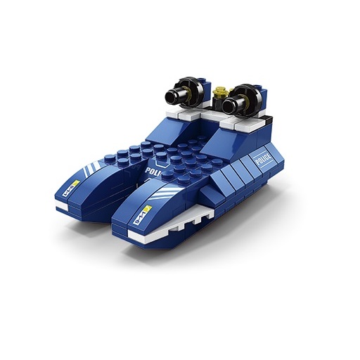 Конструктор SHANTOU YISHENG Полицейский вертолет 1000 деталей K8978-2