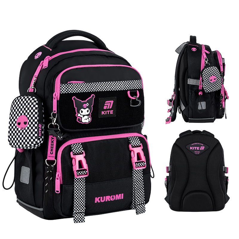 Рюкзак школьный KITE Education Kuromi HK25-1022M