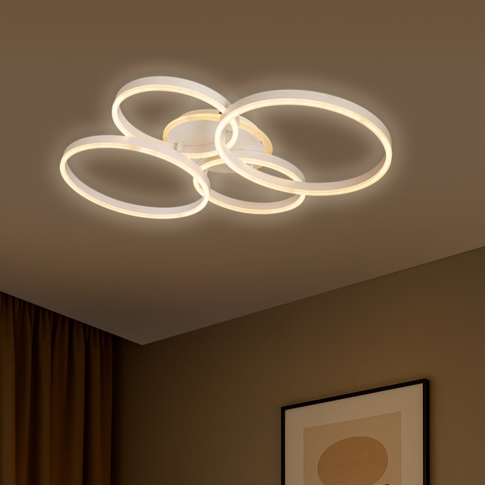 Люстра светодиодная Eurolamp Olmecs белый LED-LR-110-M27(white)