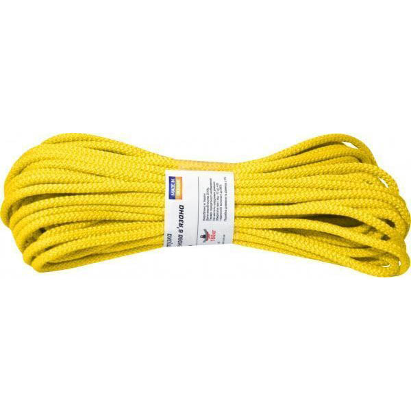Шнур поліпропіленова 10 мм 20 м жовтий 0,66 кг