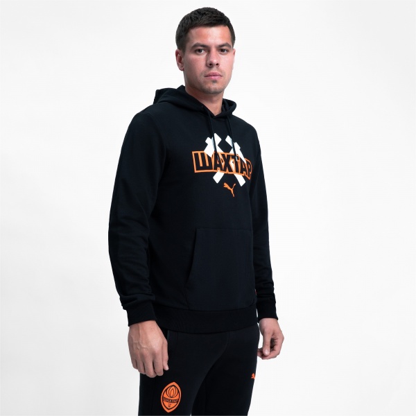 Джемпер Puma FCSD FtblCore Hoody 76412302 р. S чорний