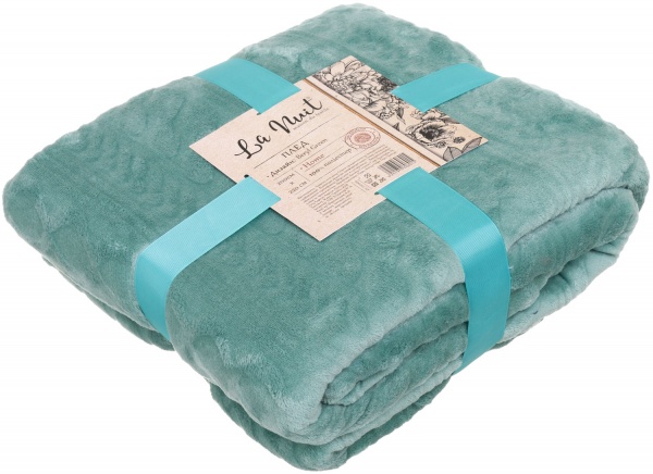 Плед Basic Beryl Green 200x220 см зеленый La Nuit 