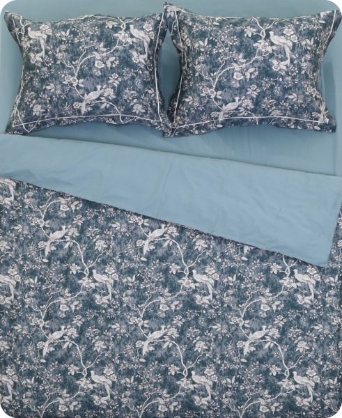 Комплект постільної білизни Perafita 2 зелений із малюнком Lameirinho 