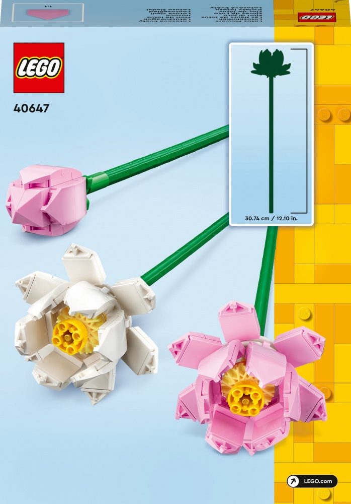 Конструктор LEGO Botanical Цветы лотоса 40647