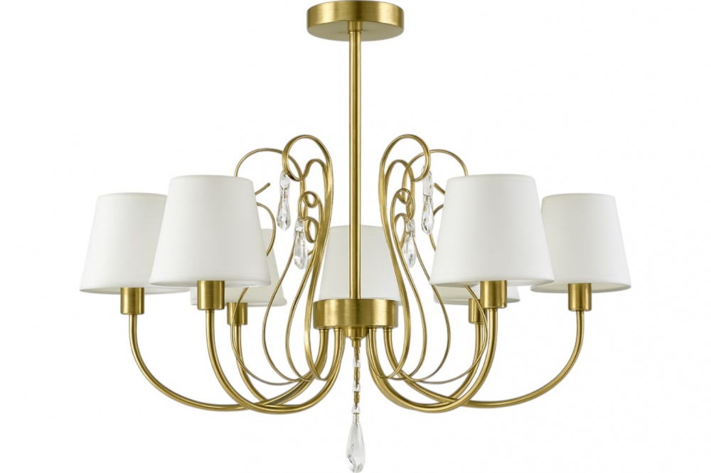 Люстра потолочная Sensio Aurelia 7xE14 золотисто-желтый PR-PL321158-7