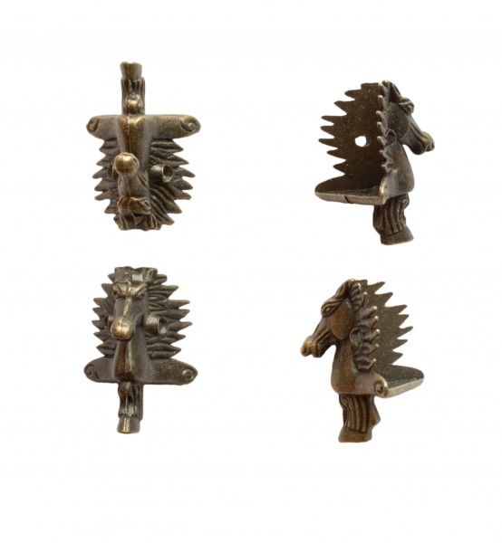 Ніжки декоративні стара латунь 29х39 мм 4 шт. 