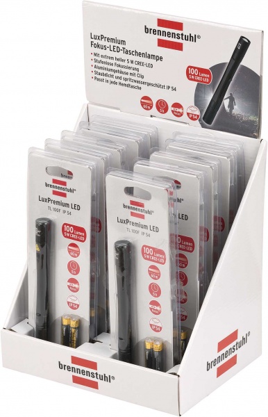 Фонарик Brennenstuhl LuxPremium Focus-LED-Flashlight TL 100F 1178600051 черный 