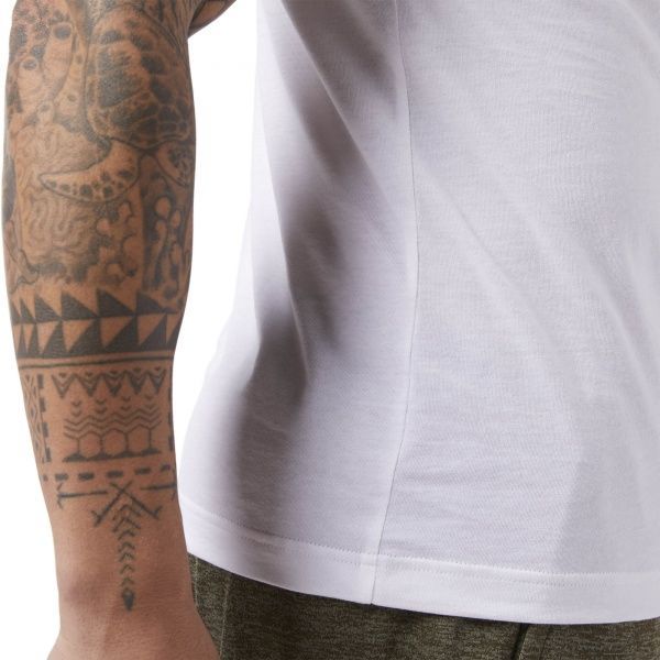 Футболка Reebok QQR- Reebok Stacked CW5367 XL белый