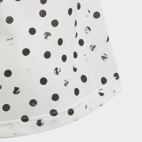 Футболка Adidas YG MH GRA TEE ED4614 152 белый