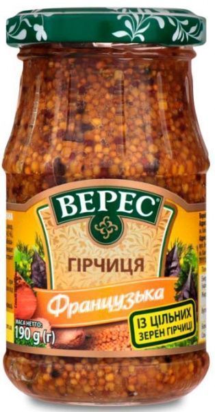 Гірчиця Верес Французька 190 г