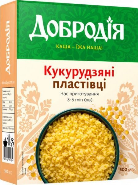 Пластівці Добродія™ кукурудзяні 500 г 