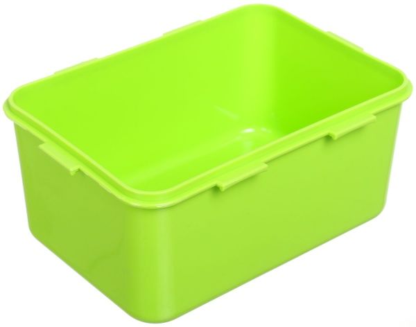 Контейнер Фиеста 2.5 л прямоугольный оливковый Алеана