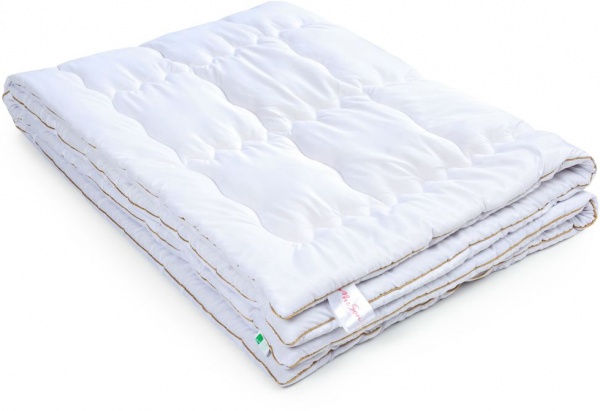 Ковдра вовняна Mikrosatin Gold Woolen Hand Made 169 зима (2200000460455) 140x205 см MirSon