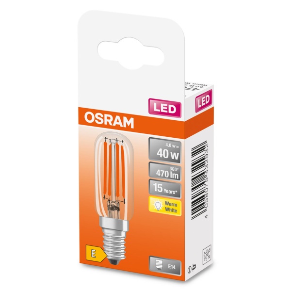 Лампа світлодіодна Osram B40 4 Вт E14 2700 К 220 В прозора 