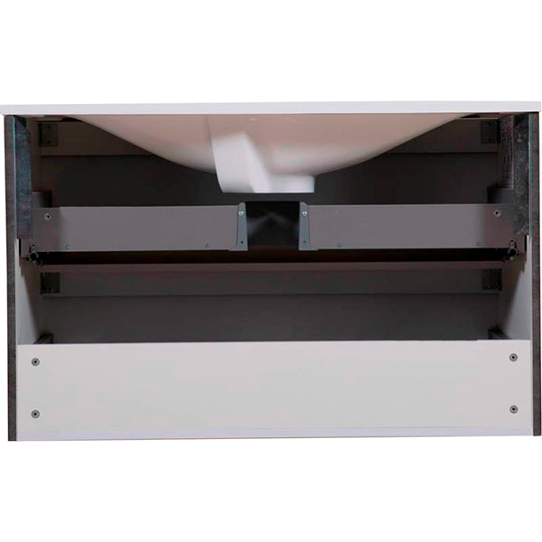 Тумба підвісна Aqua Rodos HeadWay 80 см темний мармур консольна під умивальник зі штучного каменя 80