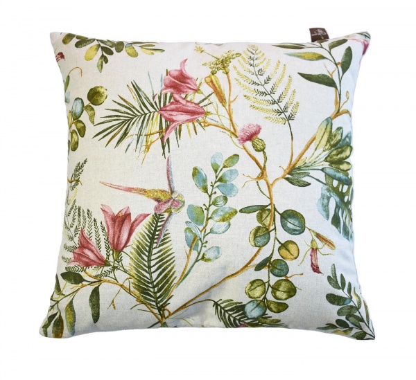 Наволочка Villa квіти 45x45 см білий Прованс 