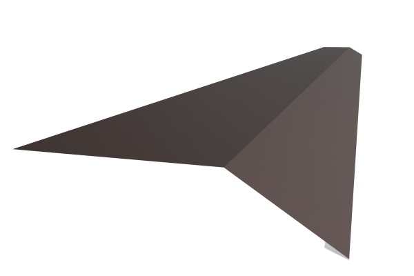 Защита карниза Tile 2м 7/1 БЧ RAL 8019 коричневий