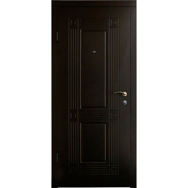 Двері вхідні Д3 венге темний 2050x860 мм ліві