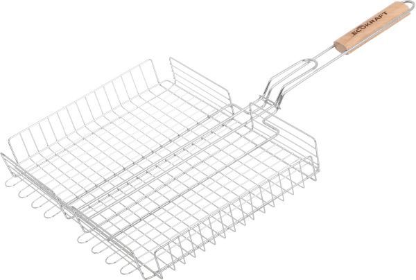 Решетка-гриль EcoKraft овощей, грибов и рыбы 30х42 24