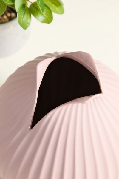 Ваза для квітів Yoko рожева пастель 22 см 1362610 ASA