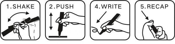Маркер акриловый Centrum 3-5 мм 88310 синий 