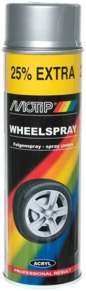 Краска Motip для дисков сріблястий глянец 500 мл