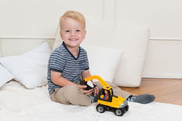 Екскаватор Lena Truckies 25 см з фігуркою водія 1621