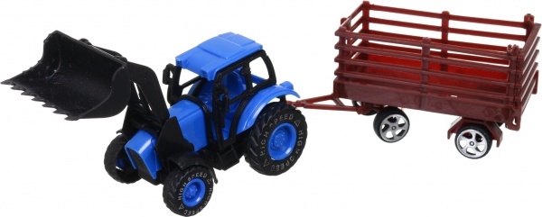 Игровой набор Shantou x4 шт. фермерские трактора с прицепами 24.5х6х5.5 см в ассортименте JY284058