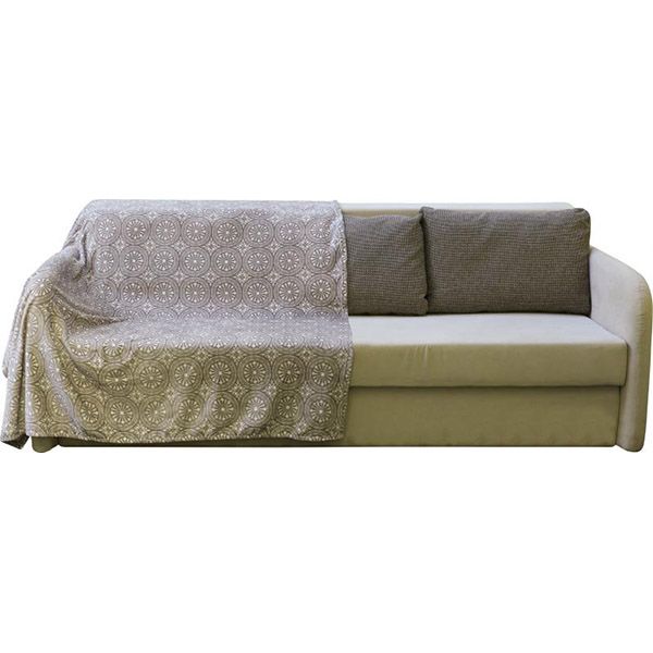 Плед La Nuit Oriental 200x220 см коричнево-білий