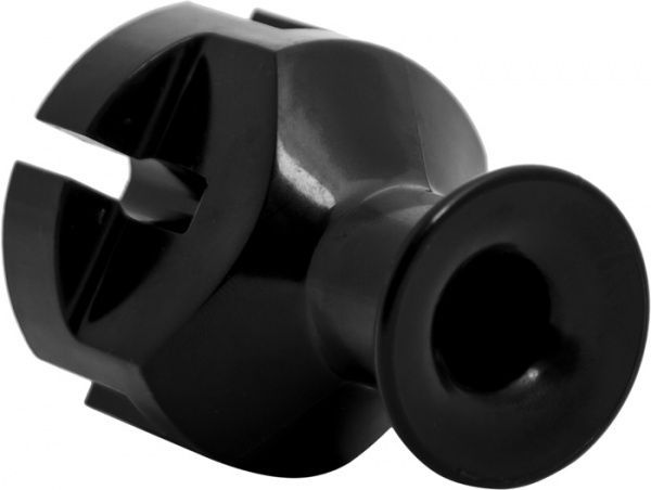 Вилка кабельная LXL с заземлением 220В 16А IP20 пластик черный