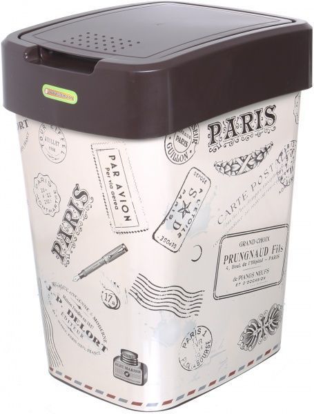 Ведро для мусора Алеана Евро 121067 10 л темно-коричневый 121067