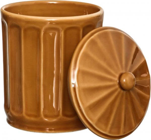 Емкость для сыпучих Cotele Yellow 12,5 см Matceramica