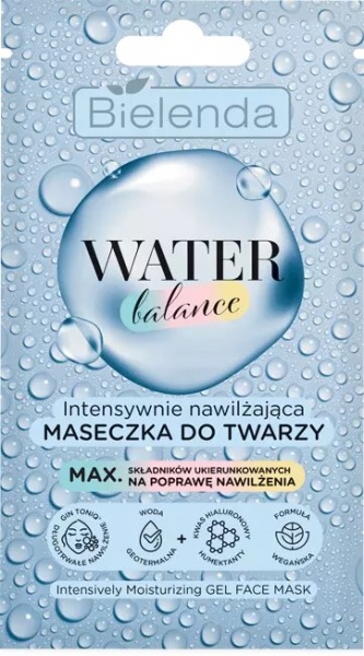 Маска-гель Bielenda Water Balance интенсивное увлажнение 7 мл