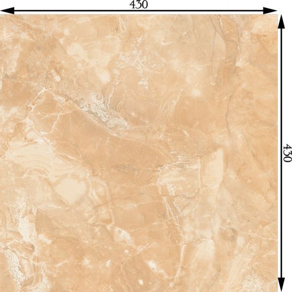 Плитка InterCerama CARPETS коричнева світла 84 031 43x43 